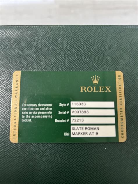 rolex service ohne papiere|Rolex watch warranty card.